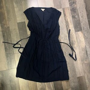 Elegant Navy Blue Dress